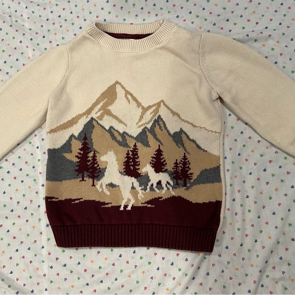 Gymboree Cream Knit Sweater